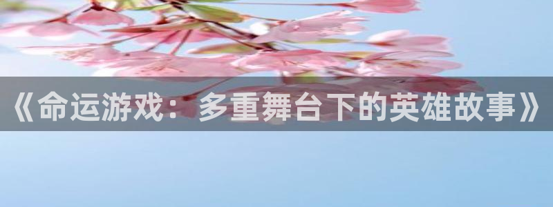 奇亿娱乐登录地址：《命运游戏：多重舞台下的英雄故事》